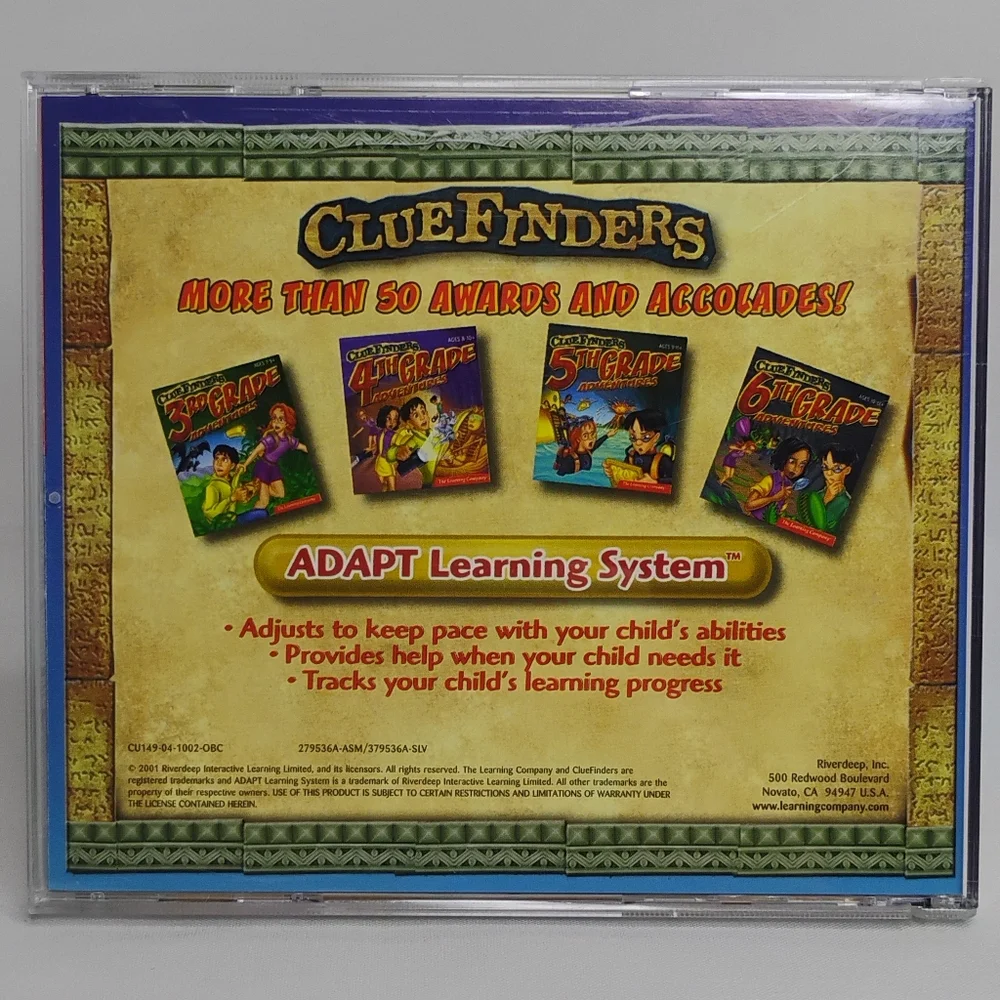 ClueFinders 4th Grade Adventures Puzzle Of The Pyramid Homeschool Learning Game